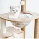 CAT TREE Cozy Cat شجرة الخدش الخشبية ذو الكبسولة الشفافة 2119