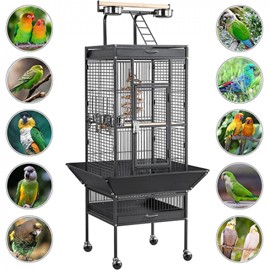 قفص ببغاء Parrot house مع استاند علوي موديل BC10 قفص ببغاء Parrot house مع استاند علوي موديل BC10
