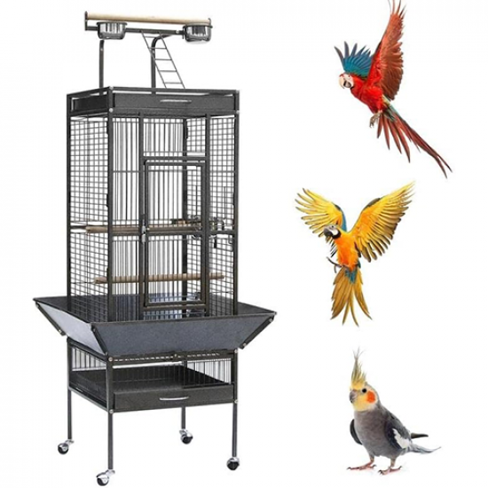 قفص ببغاء Parrot house مع استاند علوي موديل BC10 قفص ببغاء Parrot house مع استاند علوي موديل BC10