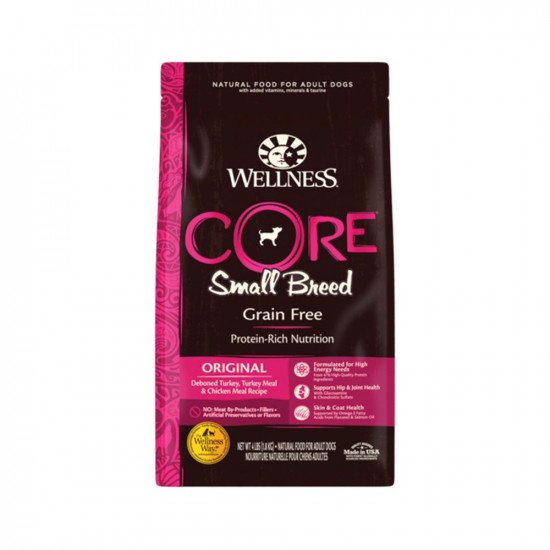 طعام جاف ويلنس كور WELLNESS CORE للكلاب من السلالات الصغيرة