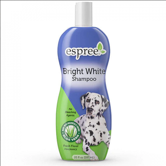 شامبو اسبري 591 مل للكلاب ذات الشعر الفاتح برائحة الزهور Espree Shampoo bright white