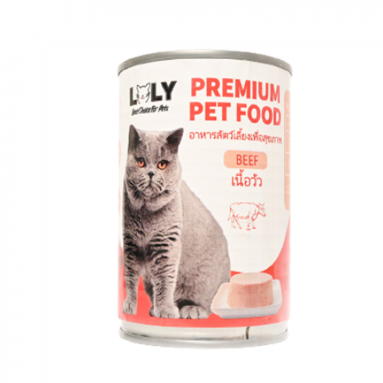 معلبات LOLY CAT طعام رطب للقطط 410 جم لحم بقري معلبات LOLY CAT طعام رطب للقطط 410 جم لحم بقري