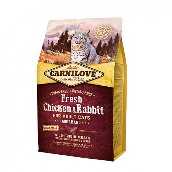 دراي فود كارنيلوف Carnilove dry food بالدجاج و الارانب