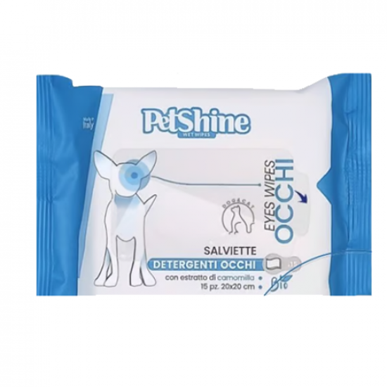 مناديل PETSHINE EYE لتنظيف عيون الحيوانات الاليفة بعمق