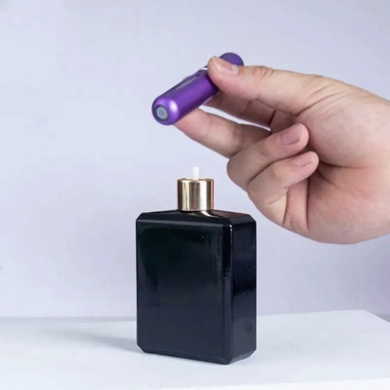 زجاجة عطر فارغة رذاذ قابلة للتعبئة من الألمنيوم بسعة 5 مل زجاجة عطر فارغة رذاذ قابلة للتعبئة من الألمنيوم بسعة 5 مل