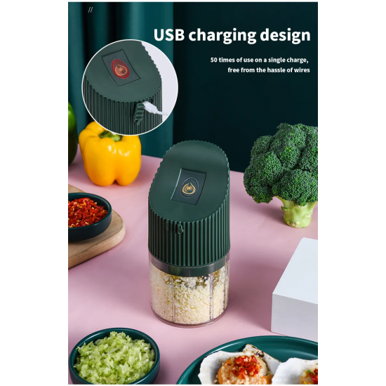 فرامة تعمل بالـ usb - لتقطيع الخضار والفواكه والمكسرات