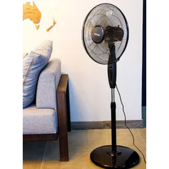 مروحة عمود 16 بوصة بثلاث سرعات من كريبتون - KNF6027N