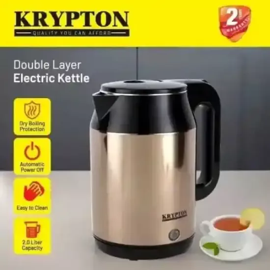 غلاية كهربائية من كريبتون KNK6040N بشكل جديد انيق وعملي 