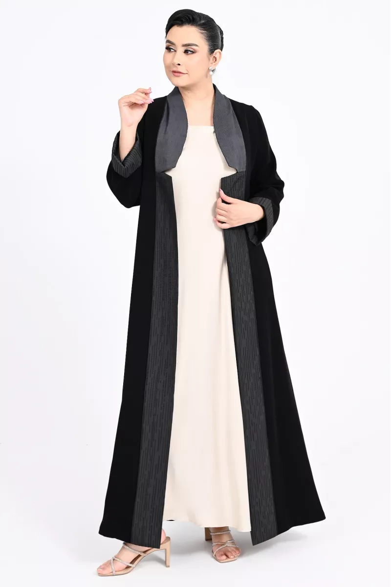 عباية كريب مع جاكار 0104