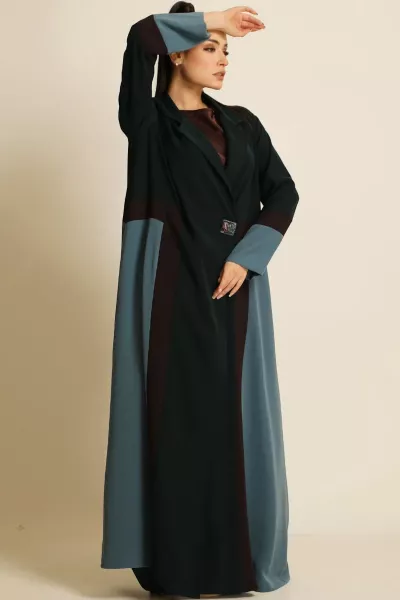 عباية كريب ناعم ملونة 070