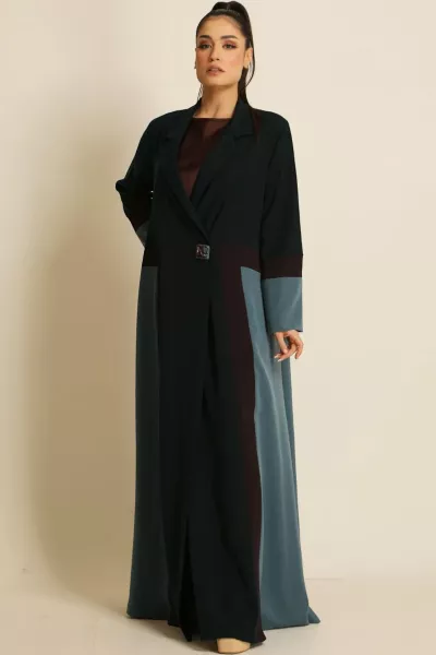 عباية كريب ناعم ملونة 070