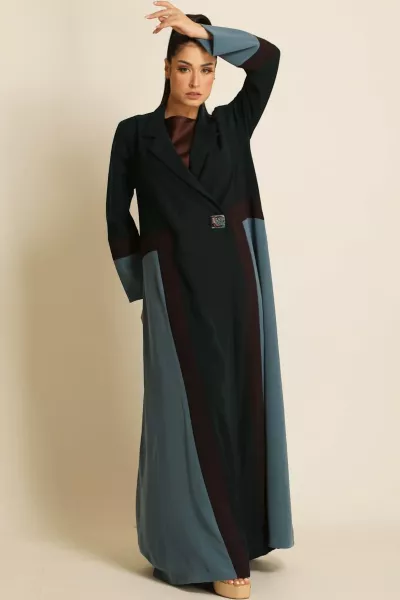 عباية كريب ناعم ملونة 070