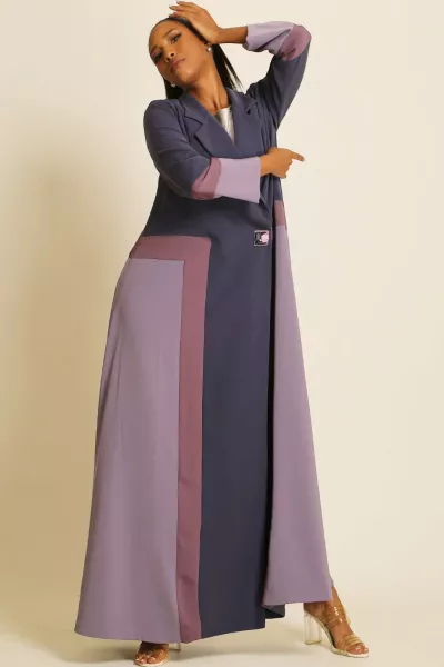 عباية كريب ناعم ملونة 067
