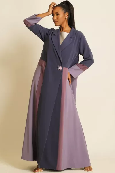 عباية كريب ناعم ملونة 067