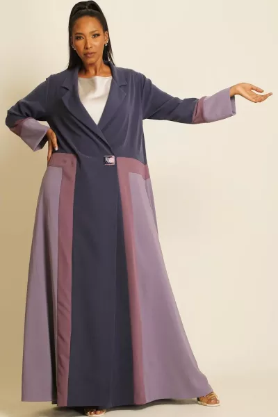 عباية كريب ناعم ملونة 067