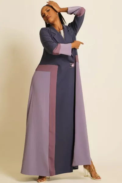 عباية كريب ناعم ملونة 067