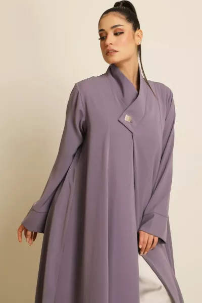 عباية كريب ناعم موڤ فاتح 066