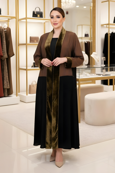 عباية كريب وجاكار 01037