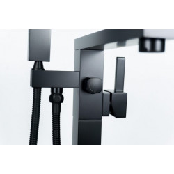 خلاط دش كروم مربع ارضي 