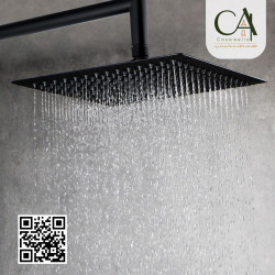 طاسه  دش مربع اسود 25x25