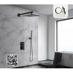 طاسه  دش مربع اسود 30x30