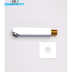 صباب دوش مربع خط واحد كروم 