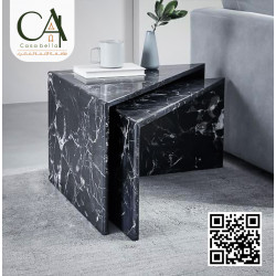 طاولات خشب بتصميمات مميزة مع مادة الرايزن - فن وأناقة في منزلك