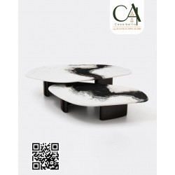 طاولات خشب بتصميمات مميزة مع مادة الرايزن - فن وأناقة في منزلك