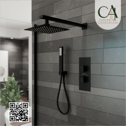 ماسورة اسود مربع جداري ماسورة اسود مربع جداري