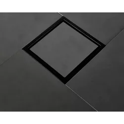 صفاية بلاط مع رداد اسود ايطالي - 15×15