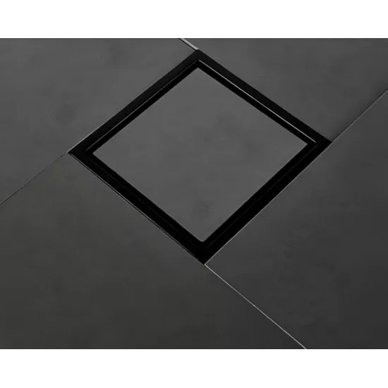 صفاية بلاط مع رداد اسود ايطالي - 15×15