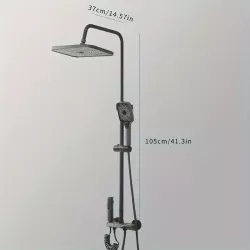 مسطرة نظام شاور اسود مودرن