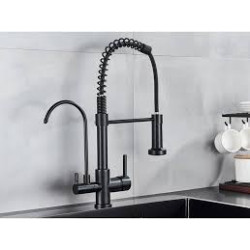 خلاط مطبخ سحاب مودرن لون اسود مطفي ايطالي