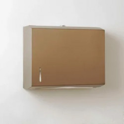 وراقة مناديل مربعة ذهبي