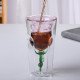 كوب الزهرة مزدوج فاخر 190 مل - MG037