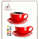 طقم أكواب سيراميك ملونة - MG027 مقاسات متنوعة ( 80 - 150 - 200 - 300 ) مل