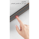 وحدة انارة مغناطيسية معلقة 13 سم 9 وات أسود