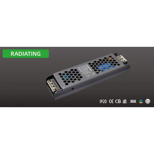 محول 200 وات 24 فولت IP20 خاص لشريط انارة - Kray محول 200 وات 24 فولت IP20 خاص لشريط انارة - Kray