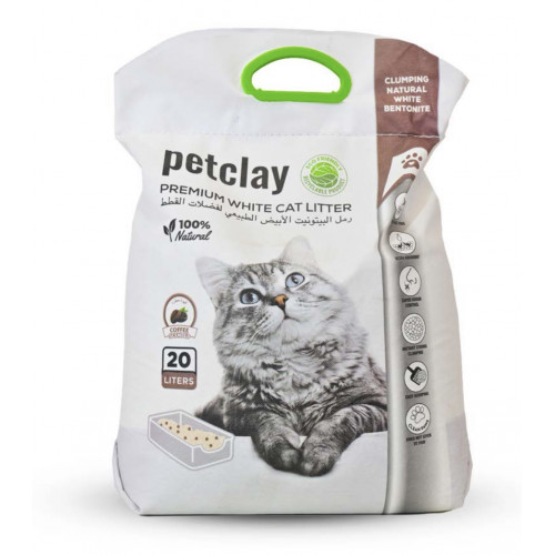 رمل بيت كلاي عالي التكتل بالقهوة 20 لتر   