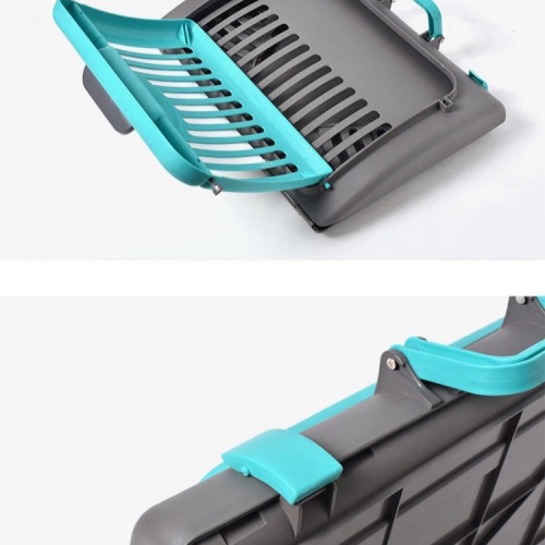 قفص قطط وكلاب للتنقل شكل مثلث