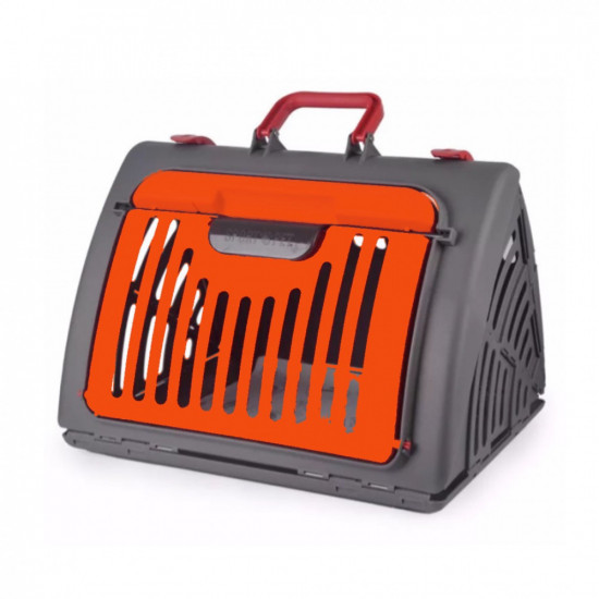 قفص قطط وكلاب للتنقل شكل مثلث