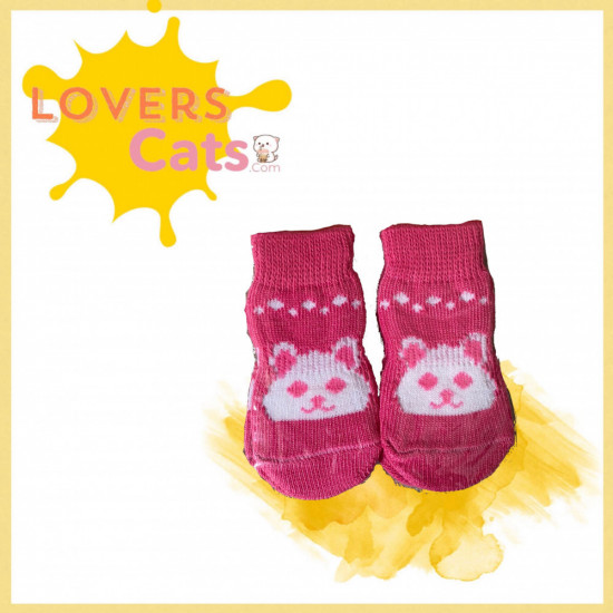 جوارب قطط بتصميم لطيف
