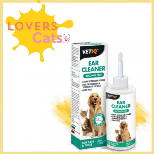 محلول قطرات منظف للاذن للقطط والكلاب 100مل