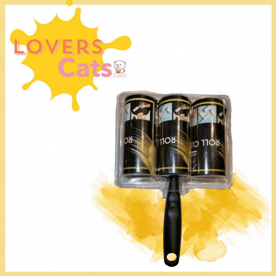 رول لاصق لإزالة شعر الحيوانات 3قطع