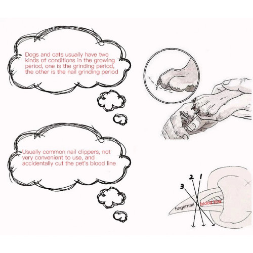 مقص اظافر مع مبرد