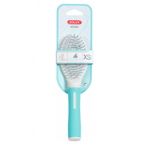 فرشاة بيضاوية بحجم صغير جدا لتمشيط شعر الكلاب