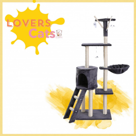 خداشة كبيرة مع بيت ناعم وسرير وسلم