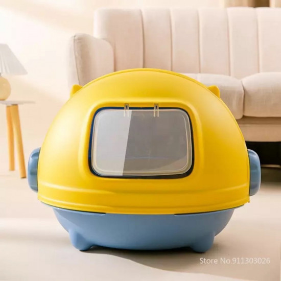 حوض رمل مغلق مع مجرفة للتنظيف