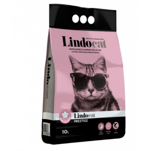 ليندو كات رمل قطط برستيج برائحة البودرة 10لتر