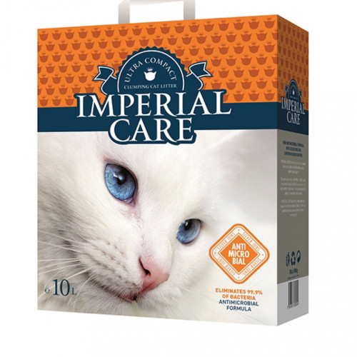 رمل قطط امبريال كير بالايونات الفضية النشطة 10لتر